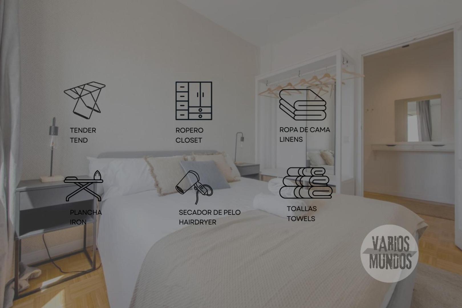 New Apt Para 7Pax En El Corazon De Madrid-Centro Экстерьер фото