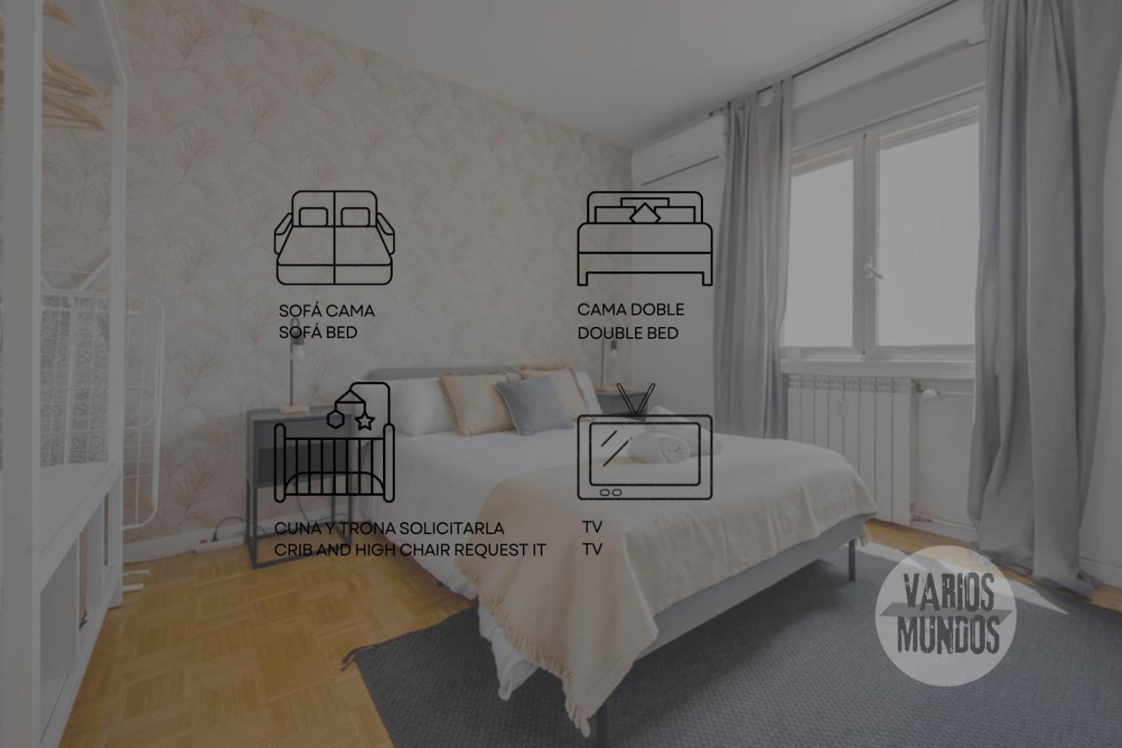 New Apt Para 7Pax En El Corazon De Madrid-Centro Экстерьер фото